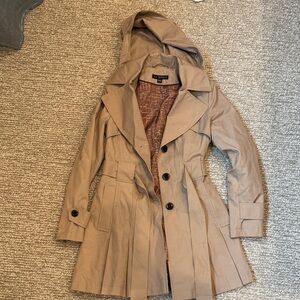 Via Spiga Tan Trench Coat